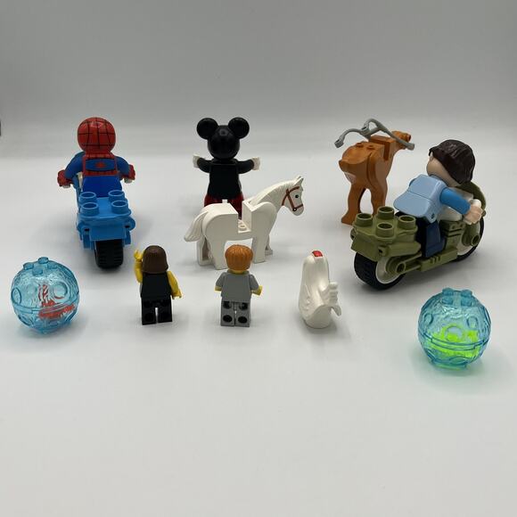 LEGO Mixed Figurine Lot Of 10 Horse, Mickey Mouse, Spider-Man, Owen & More!! - Picture 8 of 11